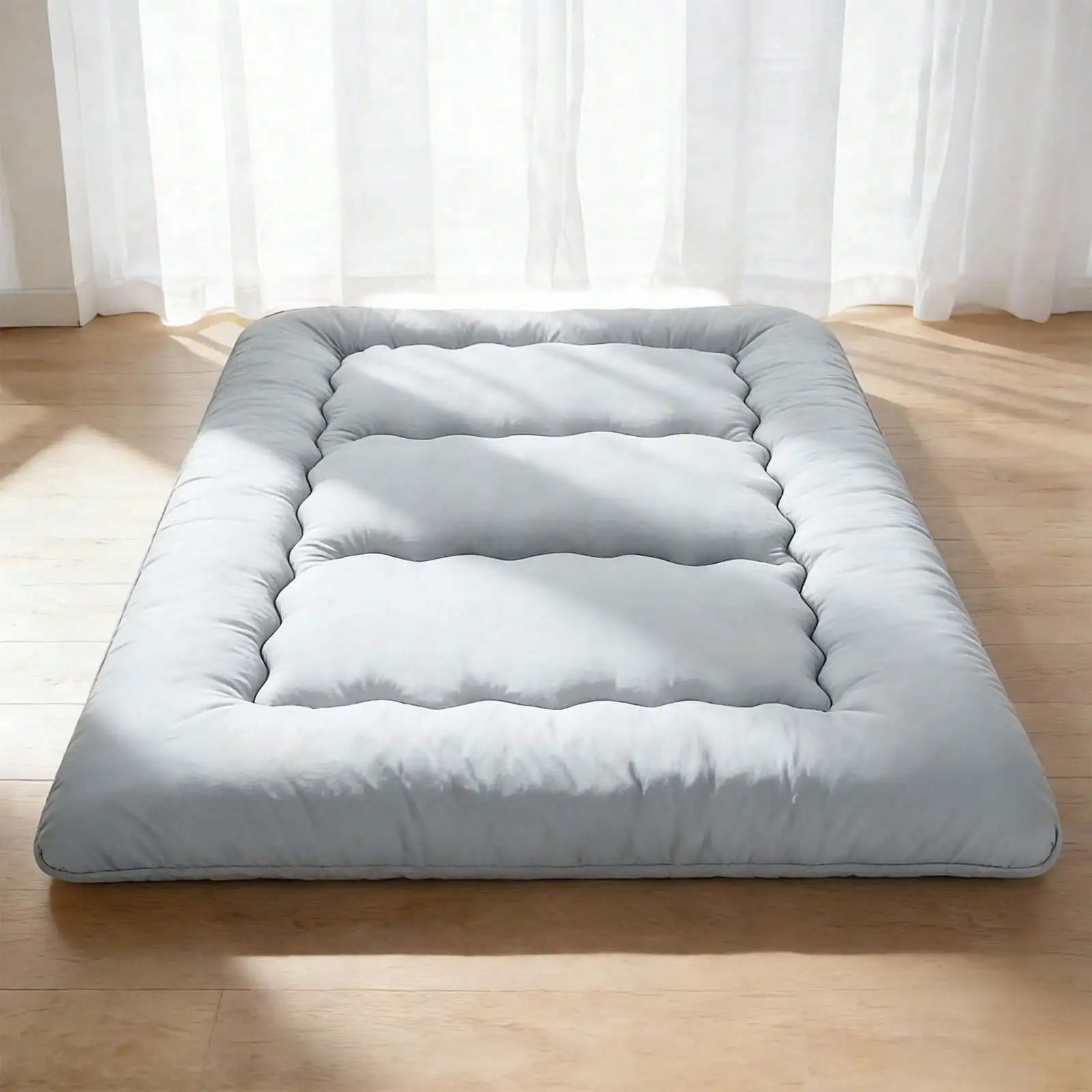 

Напольный матрас-футон, 4-дюймовый утолщенный татами-мат для сна, складной рулонный матрас для мальчиков и девочек, для общежития