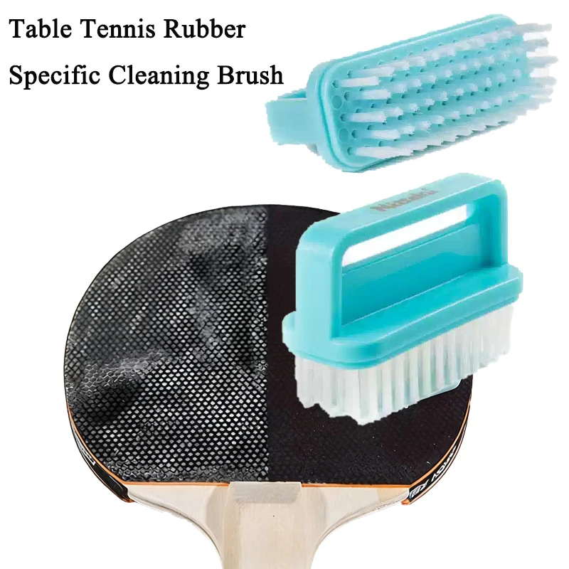 

NITTAKU Table Tennis Rubber-Specific Cleaning Brush for Long Pips & Pimpled Rubber Remove Dust Ping Pong Racket Cleaner Brush