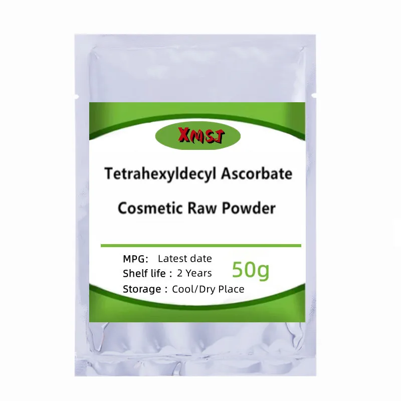 50-1000g Tetrahexyldecyl Ascorbate Powder ,VC-IP,Reduce Wrinkles,Cosmetic Raw,Skin Whitening and Smooth ,Delay Aging