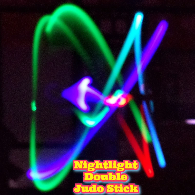

Multicolor Glow Dark Nunchaku Light Up Vibration Motion Sensor Performance Durable Anti Break Kung Fu Martial Arts Practice New