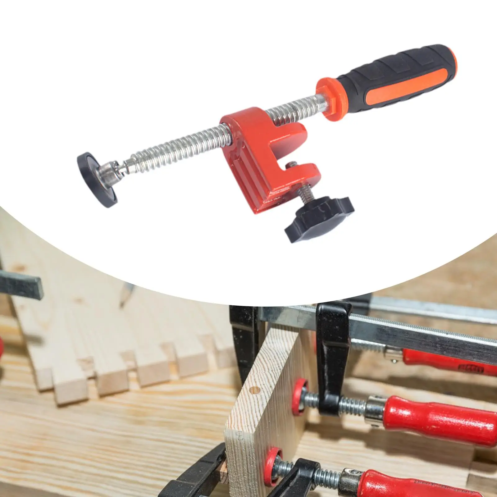 Woodworking Edge Clamp Adjustable Opening Multifunction F Clamp for DIY Projects Metal Processing