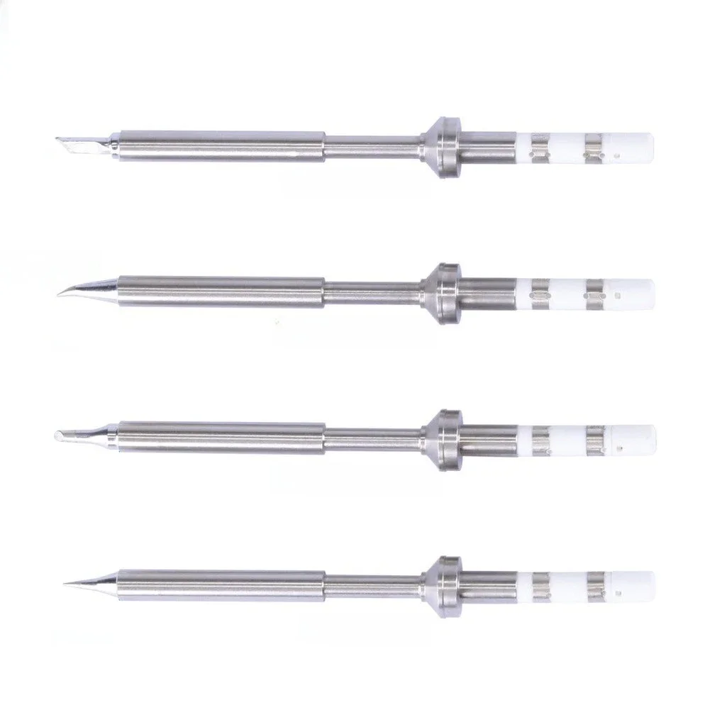 For TS100 Soldering Iron Fast Heating Tips TS101 Repair Bits 3 PCS Secure Screw Installation Stainless Steel Construction