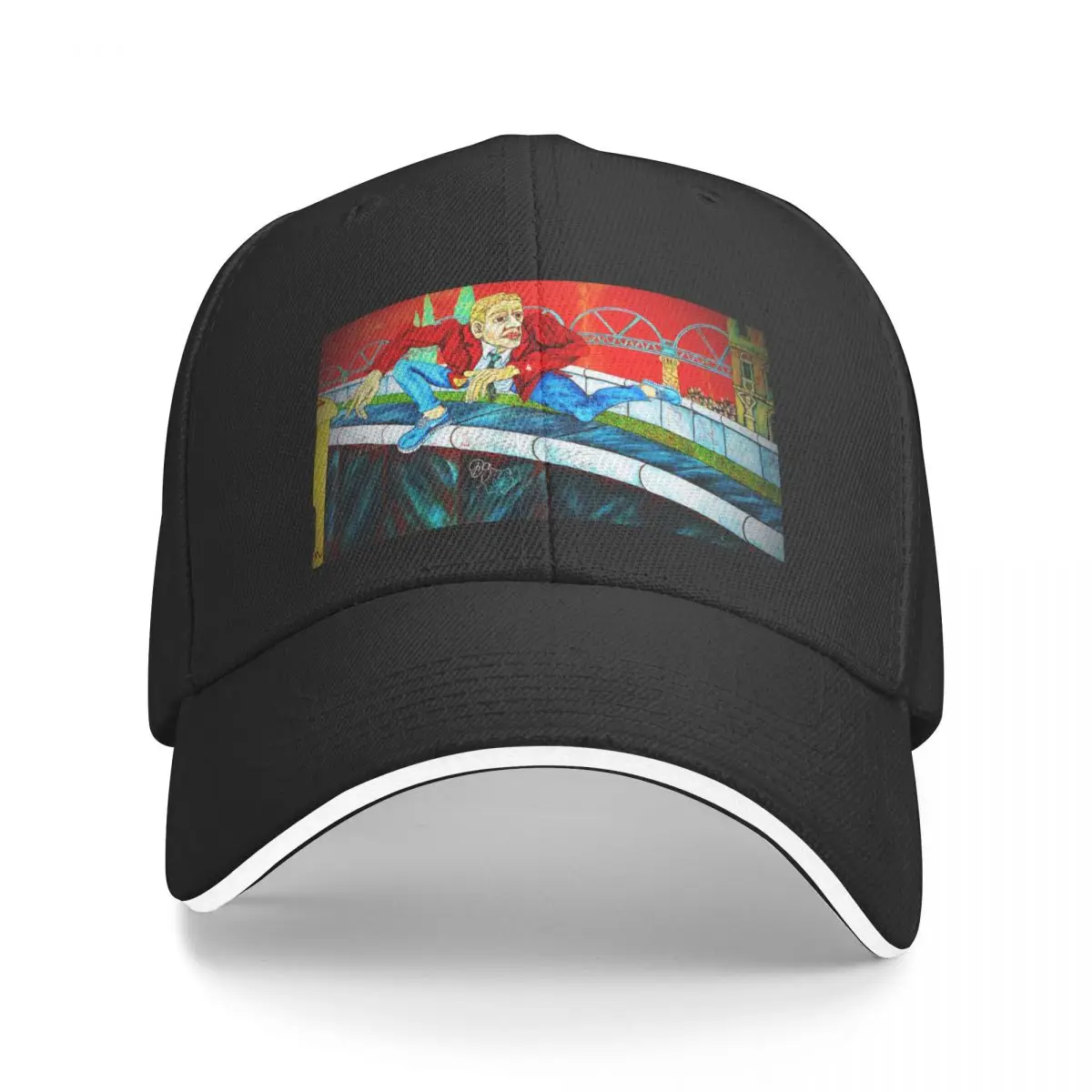 

Berlin Wall Graffiti Artwork Street Art Germany Baseball Cap beach hat Ball Cap Female Men's