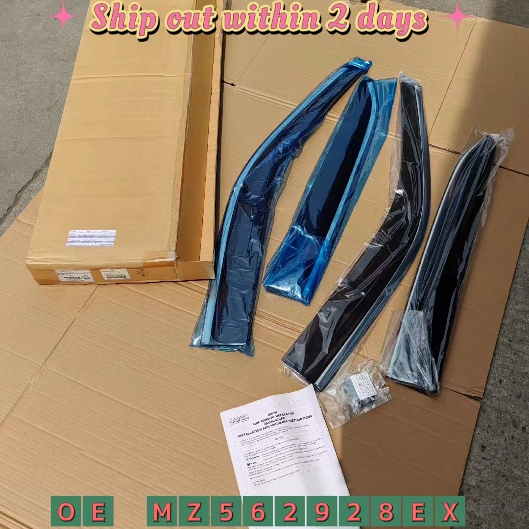 

Side Window Air Deflectors For Mitsubishi Eclipse Cross 2018-2020 / 2022-2023 MZ562928EX