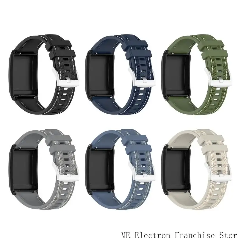 T5ea Silicone+Nylon Repollow Welp tapas compatíveis para o dispositivo fitness WHOOP Confortável e macio