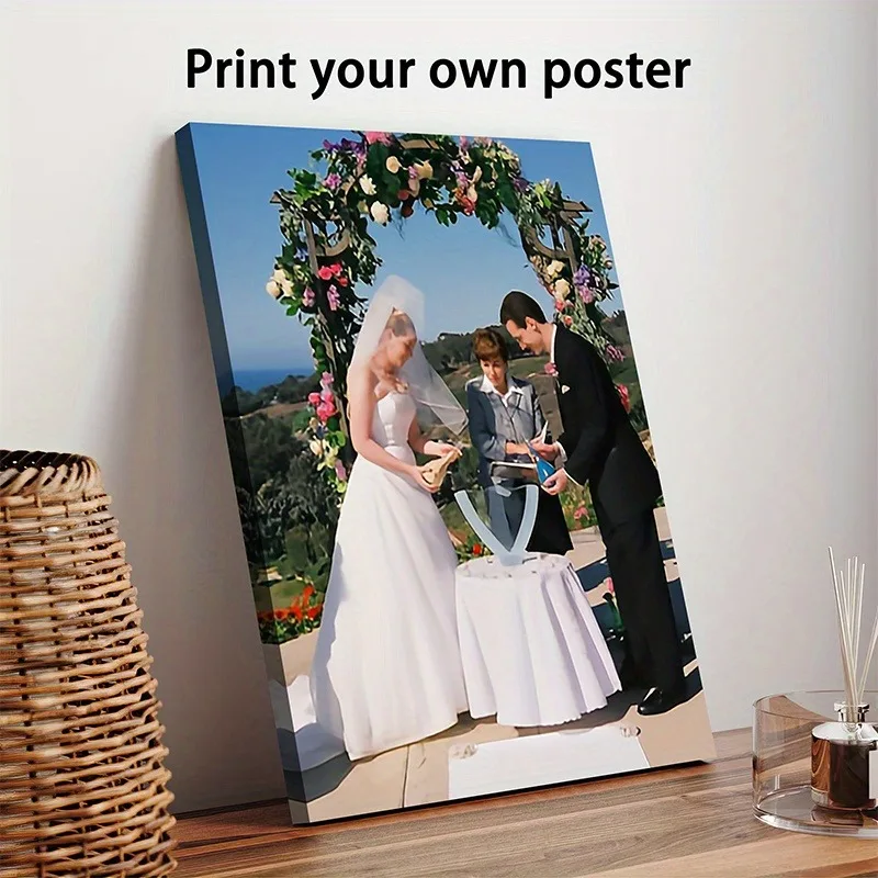 Personalisierte individuelle Leinwanddrucke, Foto, individuelles Poster für Familienleben, Haustiere, Anime, Geburtstage, Hochzeiten, Landschaft, Heimdekoration, Geschenke