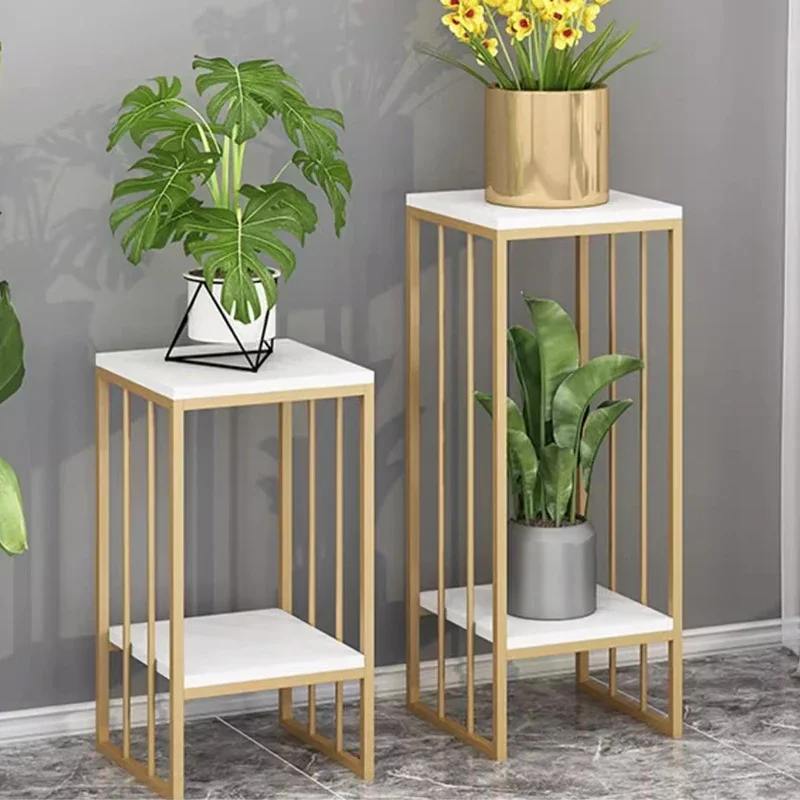 الشمال زهرة الجرف رفوف النبات الحديد غرفة المعيشة شرفة النبات دعم رفوف النباتات الفاخرة الأثاث الزخرفية Ripiano FYPS #4