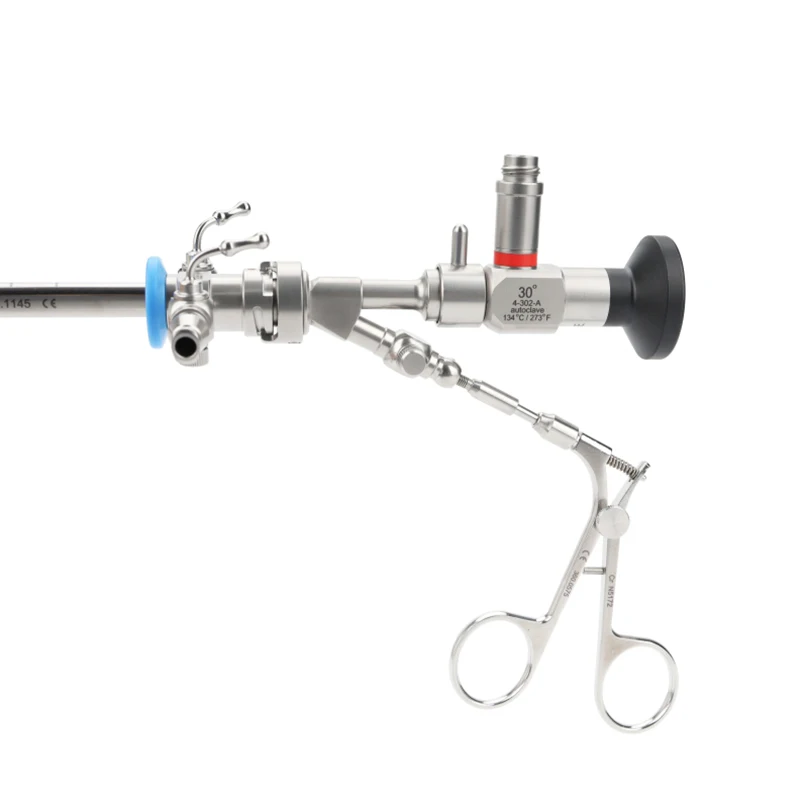 2026 New German Stainless Steel Urology Instrument 0/30/70 Degree Endoscope 190mm 302mm Rigid Cystoscope Set