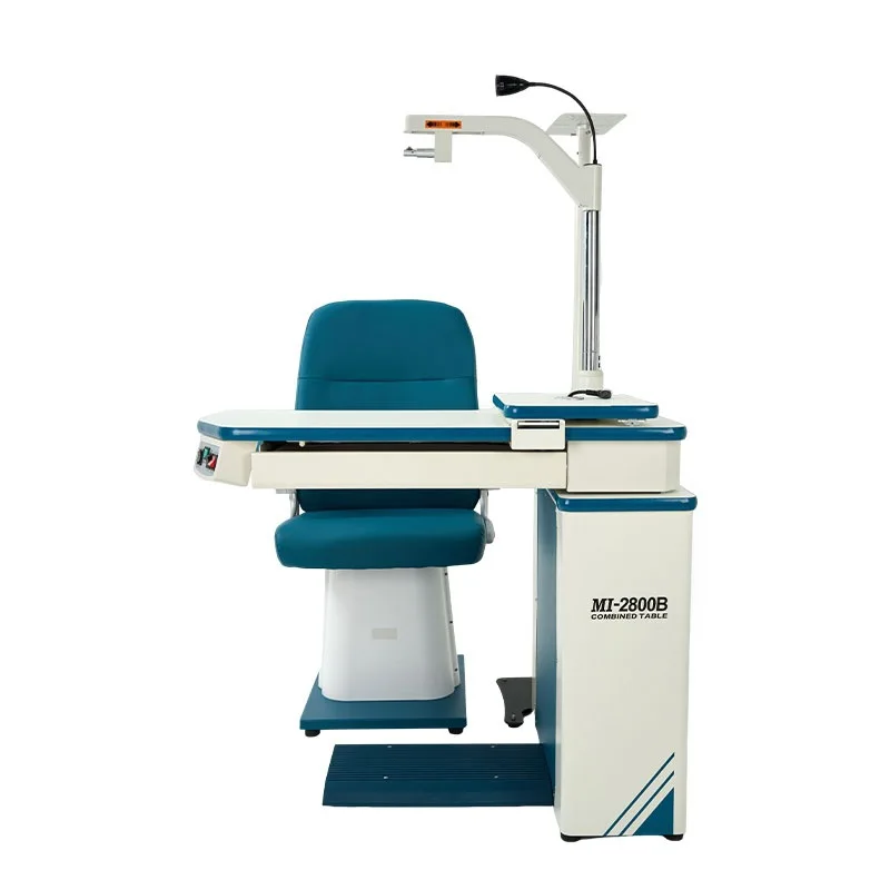 Professional Combined Optometry  And Ophthalmic Chair Unit Complete Ophthalmic Optometry Eye Examination Equipment
