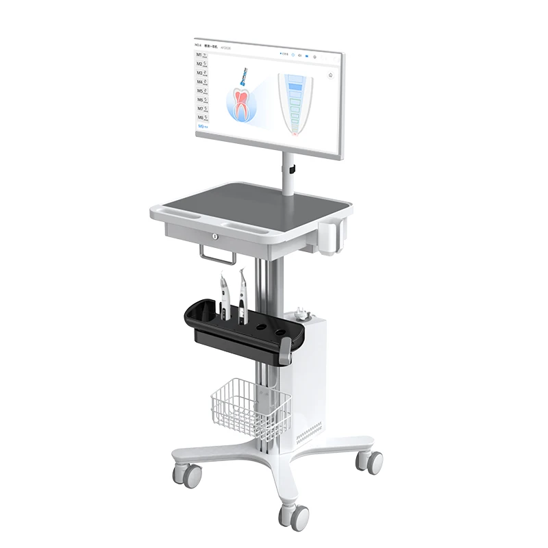 Endodontic Comprehensive Treatment Unit Endo Cart Dental Root canal Cart Portable Dental Cart with Electric Handpiece and air
