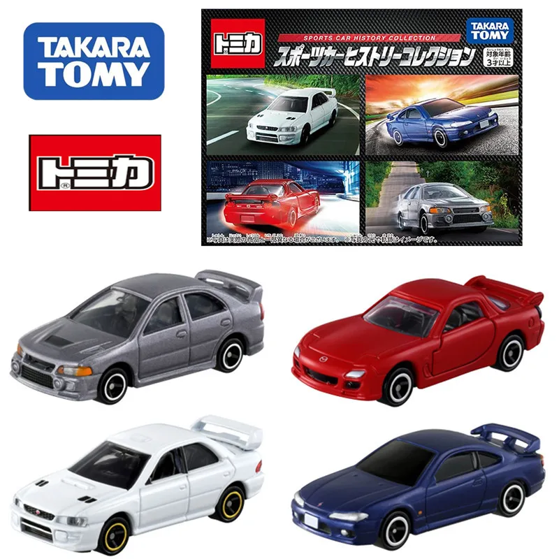 

TAKARA TOMY Tomica Subaru Mazda Mitsubishi 4pcs/set Motor Vehicle Model Mini Diecast Alloy Car Model Children Toy Christmas Gift