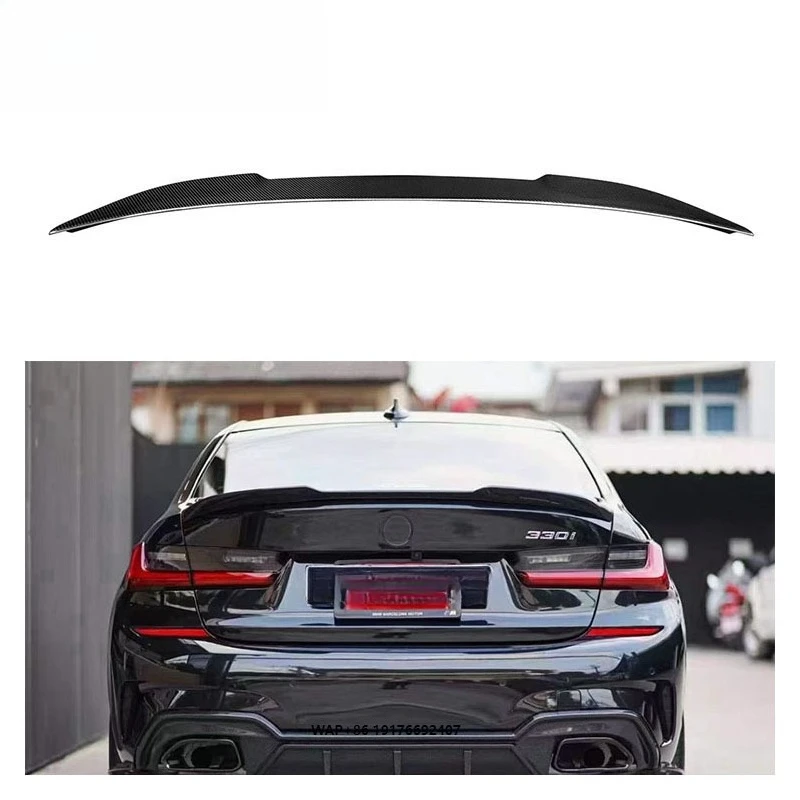 

Yaochi for M3 M4 G80 G82 CS Model Carbon Fiber Dry Rear Wing New Condition Exhaust Bumper Cut-Outs Bolt-On Universal Fitment