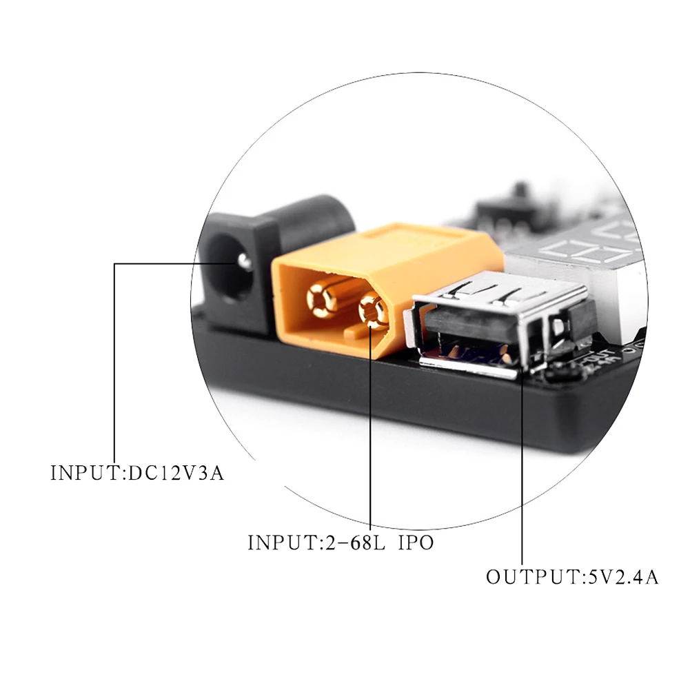 Lightweight and Portable 6IN1-1S Charger Lipo LiHv Charger Board for RC Toy Model Batteries RC Accessory