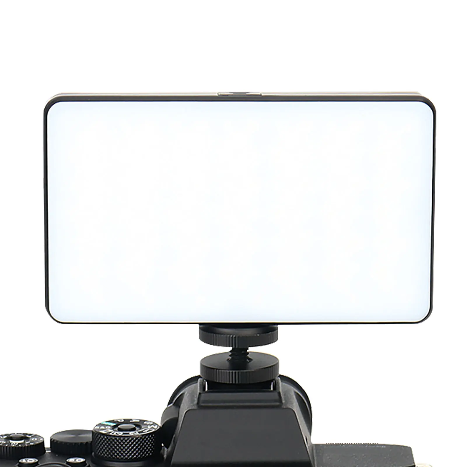 W140 RGB LED Video Light Photography Fill Camera Lighting Panel 2500-9000K LCD Display Cold Shoe For Vlog Live Streaming DSLR