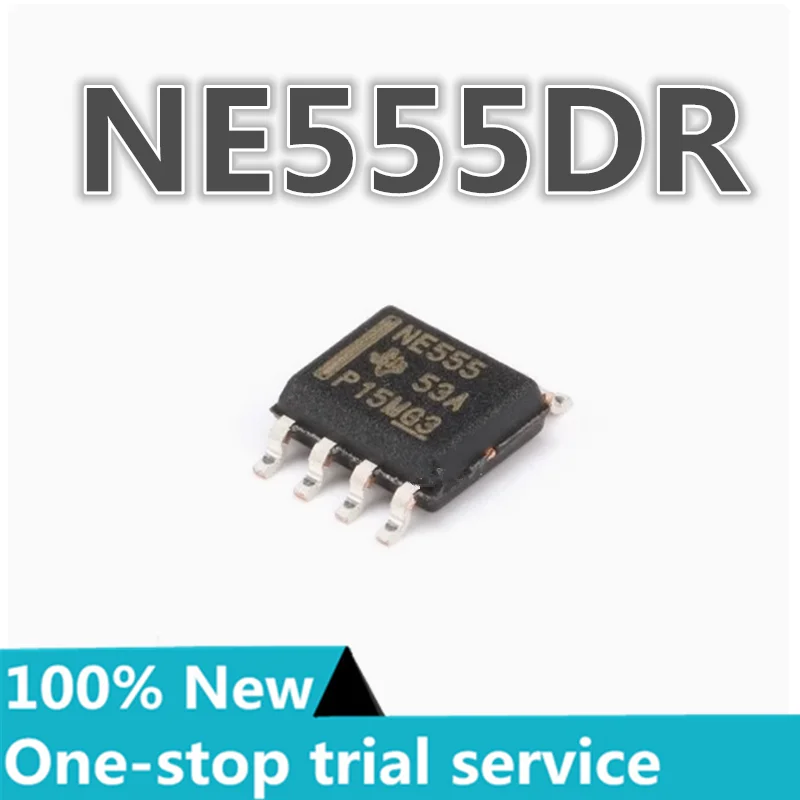 10pcs %New NE555 NE555DR NE555P NE555PWR N555  through-hole/surface Mount DIP-8/SOP-8 timer chip IC