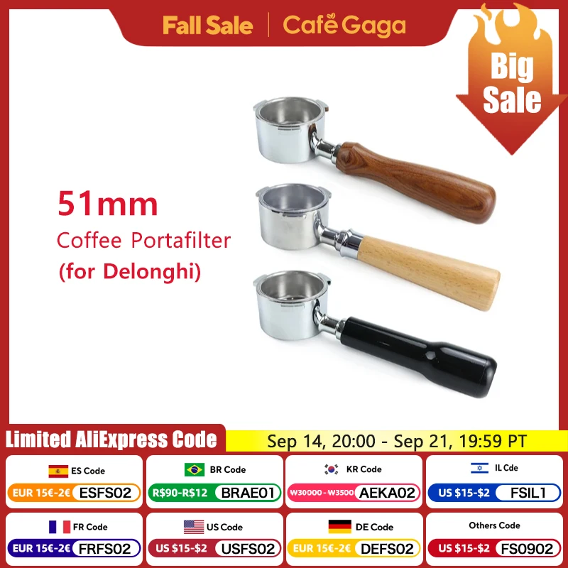 porte-filtre-a-cafe-sans-fond-51mm-manche-en-bois-pour-delonghi-dedica-ec680-ec685-panier-filtrant-de-remplacement-accessoires-barista