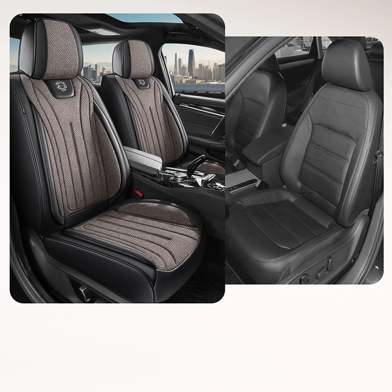 Picture 3: Artificial Suede Full Coverage Car Seat Cover for JEEP Compass Grand Cherokee Commander Wrangler JK Car Accessories