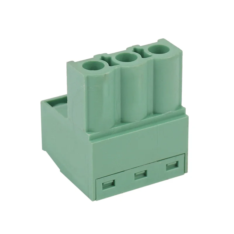 A01F-30Pcs Konektor Blok Terminal PCB Sekrup Plug-In 3Pin Pitch 5.08Mm Sudut Kanan