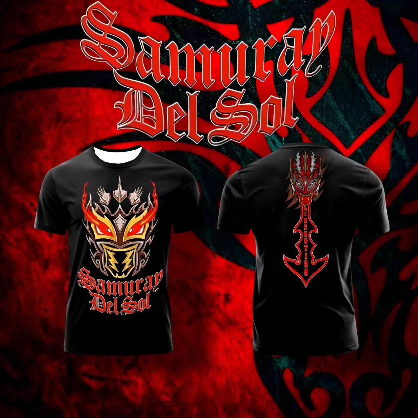 الساموراي ديل سول "ماني" الرجال المصارعة Jujutsu قصيرة الأكمام قميص المتضخم تنفس سرعة التجفيف القتال الملاكمة التدريب المحملة #1