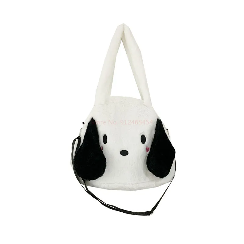 Sanurgente Pochacco-Sac en peluche portable pour étudiant, Anime japonais, Chiot mignon, Sac lancé, Grande capacité, 03, Classe étudiante