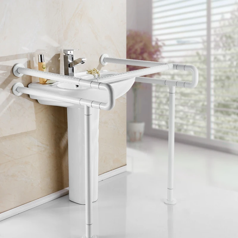 Public barrier-free washstand basin booster toilet toilet wash face for the elderly, disabled