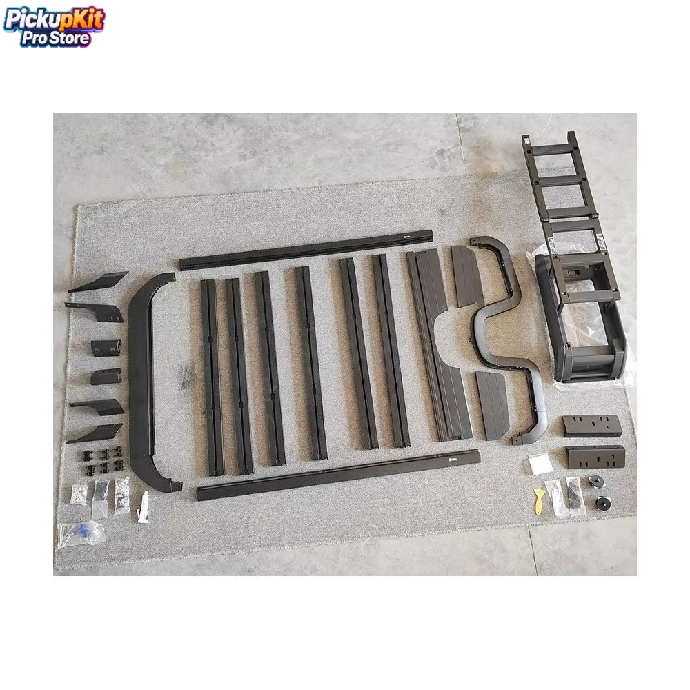 

Heavy Duty 120kg Cargo Basket with Ladder for Land Cruiser Prado LC250 4x4