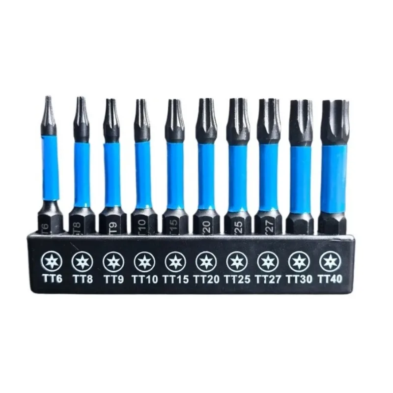 21/10PCS Star Impact Boor Set S2 Staal Zeskantkop Schacht Magnetische Schroevendraaier Driver Bits Houder Moersleutel elektrische Boor Gereedschap