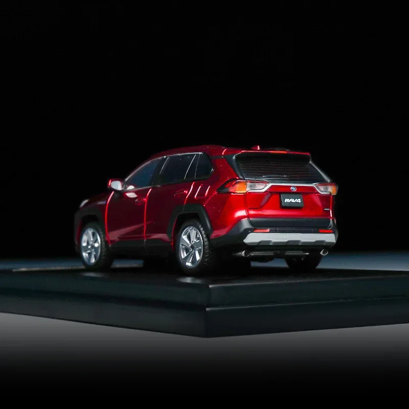 LCD 1:64 RAV4 Legering Simulatie Automodel Kleinschalige automodel Collectible Ornamenten Gift Diecast Legering Automodel Collectible