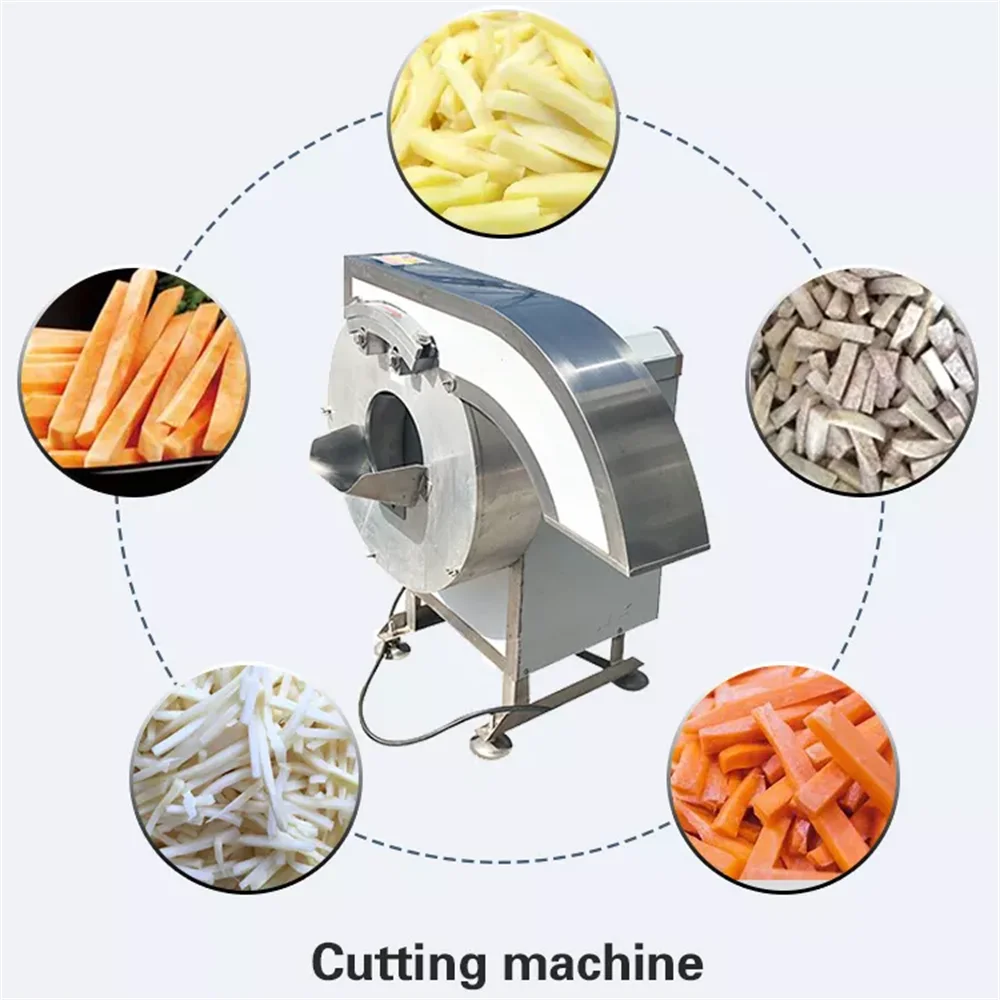 

Commercial French Fries Potato Finger Chips Making Machine Fruit Vegetable Cutter Slicer Cassava Carrot Cutting Machines
