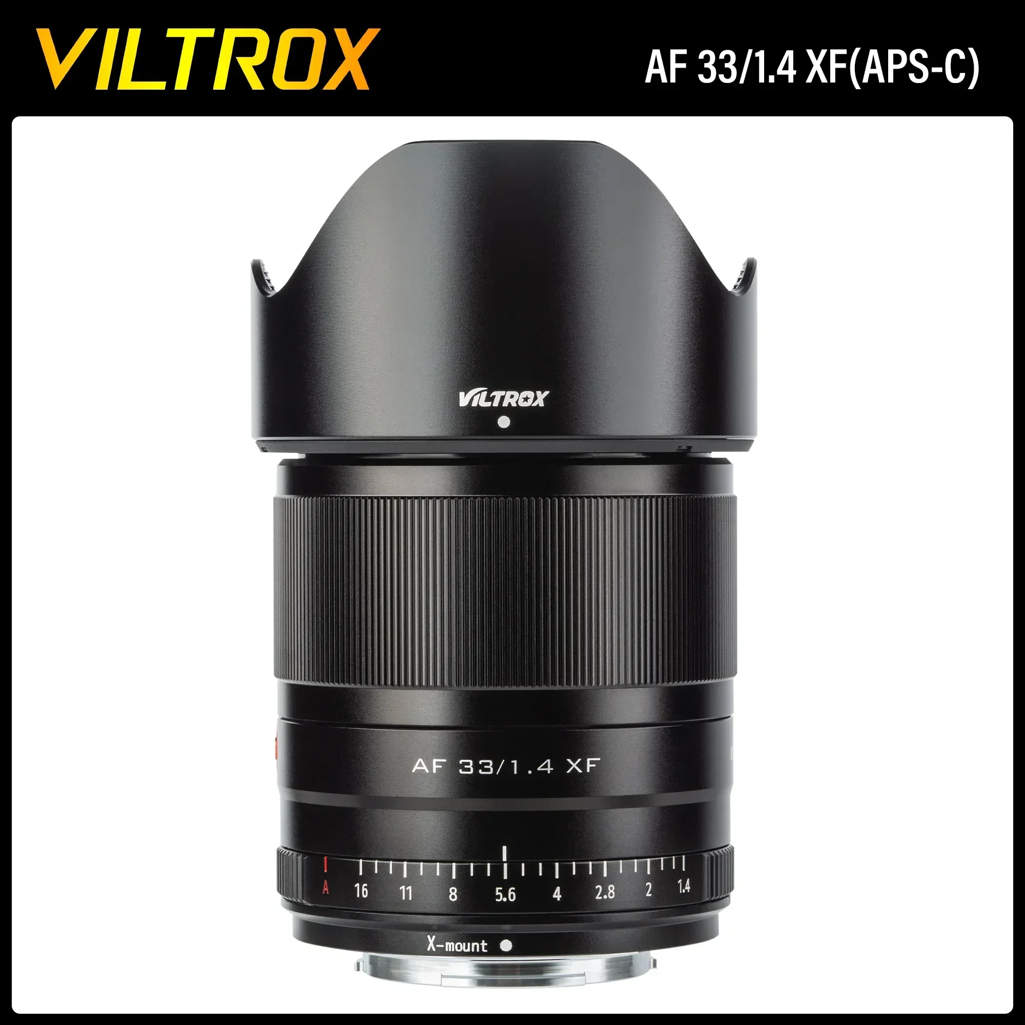 Объектив Viltrox 13mm 23mm 33mm 56mm F1.4 для камер Fuji с автофокусом, широкоугольный, портретный, фикс-объектив для видеосъемки, совместим с камерами Fujifilm X, таких как X-T4, X-T30, X-T3.