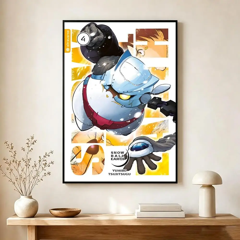 Sci-Fi Concept S-Snowball Earth Poster Modern Home Decoration Interior Design & Contemporary Wall Art Collection