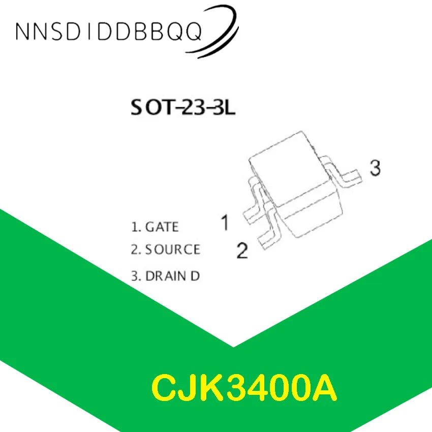 20PCS/lot CJK3400A R01 MOSFET Transistor SOT-23-3L(12R)