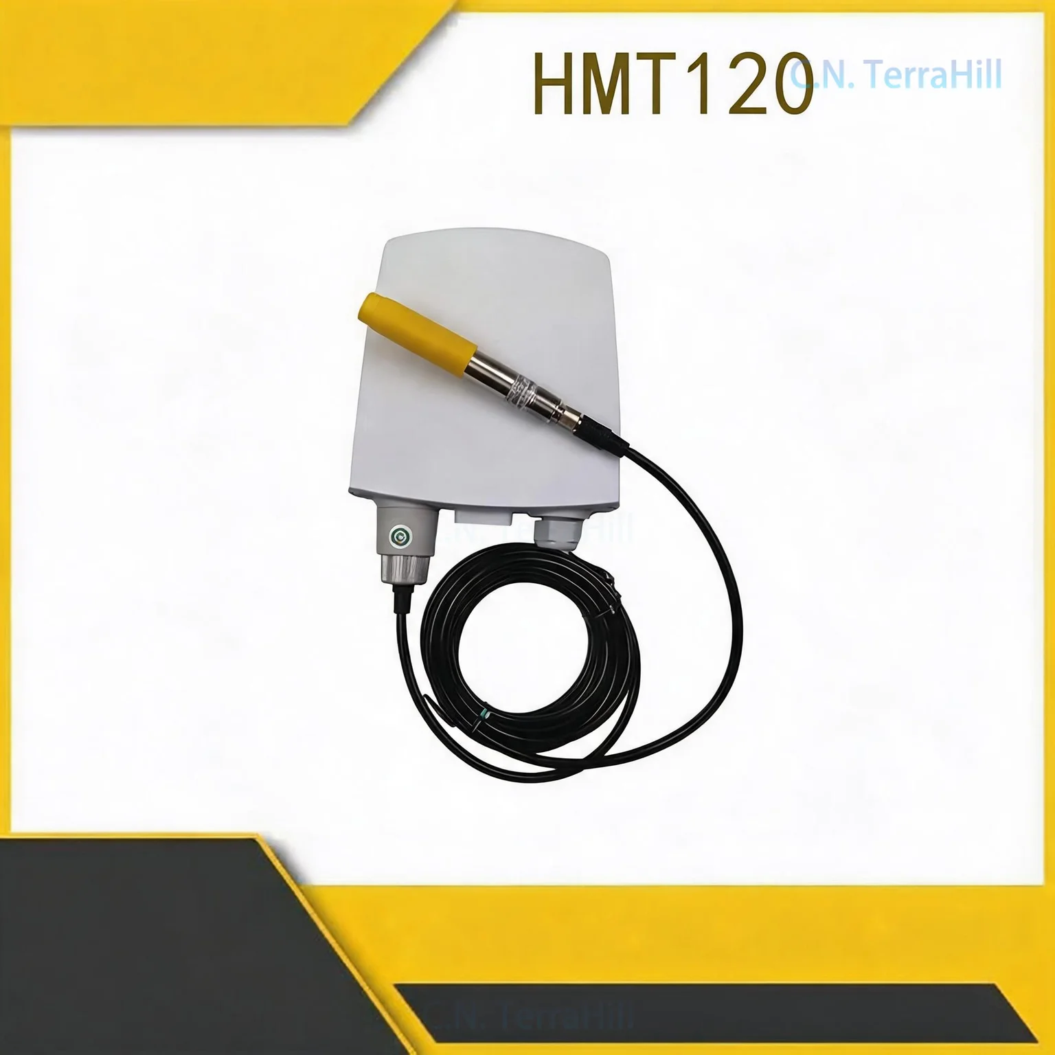 Temperature and Humidity Transmitter with Display, HMT120, Wall-Mounted Industrial Sensor for HVAC and Cleanroom Monitoring