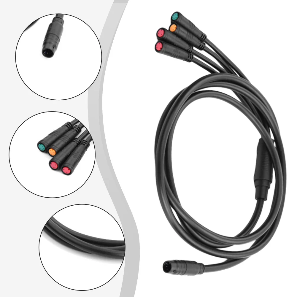 Cable Replacement E-Bike Controller Cable Outdoor Riding Optimized Functionality Signal Transmission Flexible Design