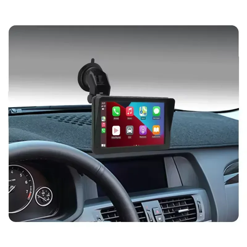 High End 7 Inch Portable Car Navigation Wireless Carplay/Android Auto Mirror Link Car MP5 Player With BT