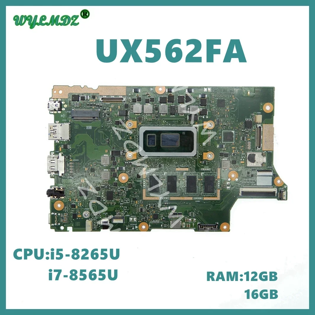 

UX562FA Mainboard for ASUS UX562FAC UX562F Q526FA Q526FAC UX562FD Laptop Motherboard with I5 I7 8th/10th Gen RAM-12GB/16GB