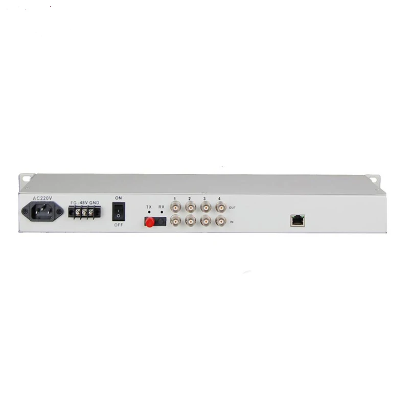 Pdh Equipment 4 Channel E1 BNC FE To Fiber Converter 4e1 Fiber Optical Multiplexer