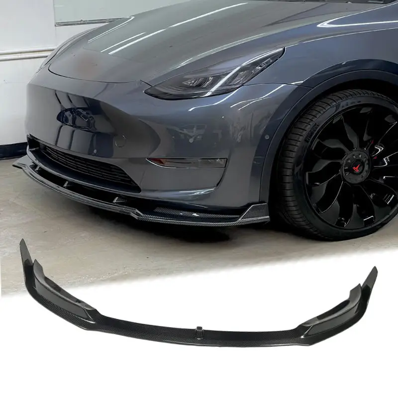 

Real Carbon Fiber Body Kit for Tesla Model Y 2014 2015 2018 2020 2023 Front Bumper Lip, Car Car Tuning Quality Assurance