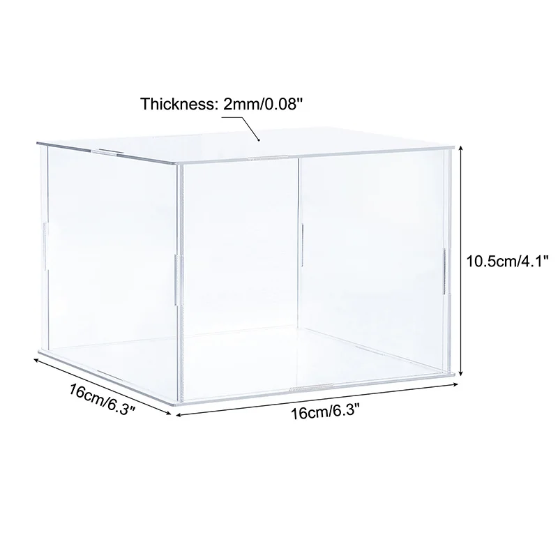 Boîte D'exposition En Acrylique Pour Figurines – Vitrine Anti-poussière 3 Niveaux Modulables Pour Collection Funko Pop, Miniatures Et Objets Précieux