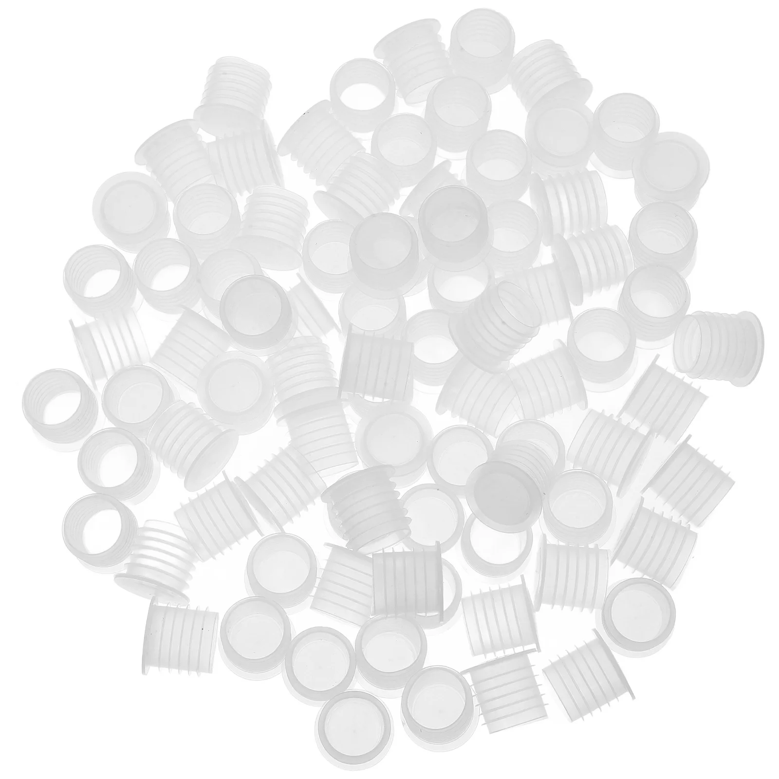 100 Pcs Plastic Plug Stoppers for Salt and Pepper Shakers Seasoning Bottle Plugs Bottom Decanter