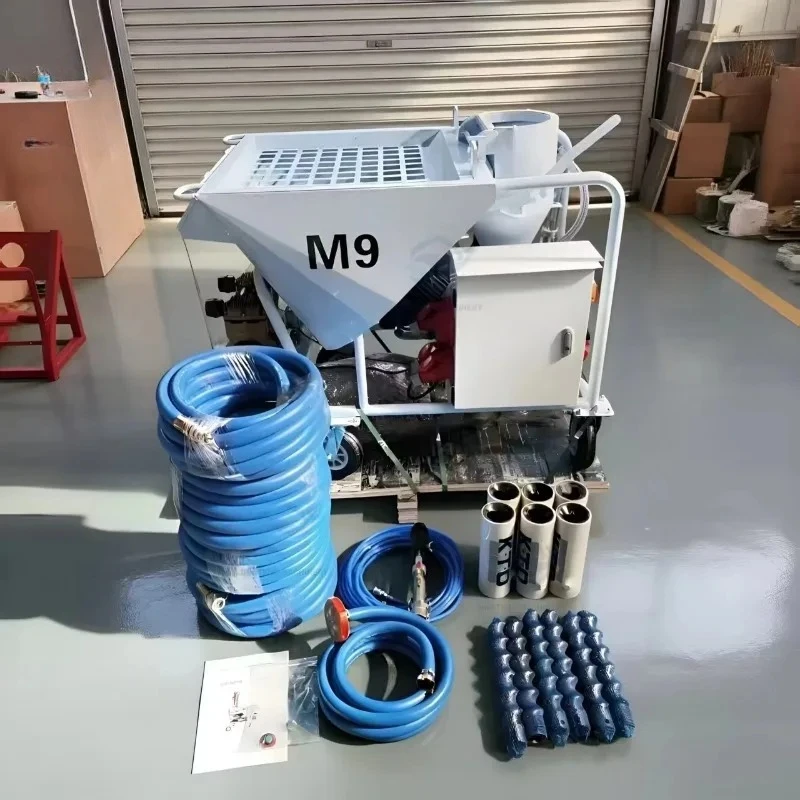 Gypsum Sprayer Easy Operation One-Year Warranty Core Components Engine Pump Motor Wall Plaster Machine