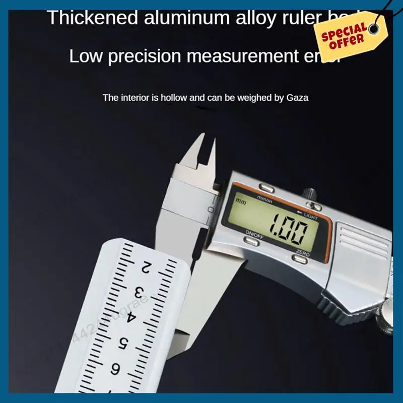 

-A15I 10Pcs Ceiling And Floor Tile Height Ruler, Measuring Ruler With Magnetic Base, Measuring Ruler, Suspended Ceiling