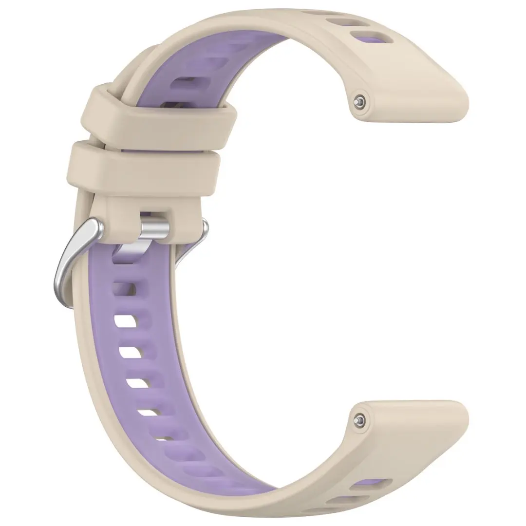 Tali Jam Tangan Silikon Dua Warna Pengganti Olahraga Cocok untuk Garmin Forerunner 970 965 955 Solar 945 935 Descent G1