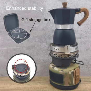 KOVEA 알파인 마스터 스토브용 특수 순수 티타늄 스탠드 앞유리 브래킷, 피크닉 화구 바람막이 캠핑 스토브 부품