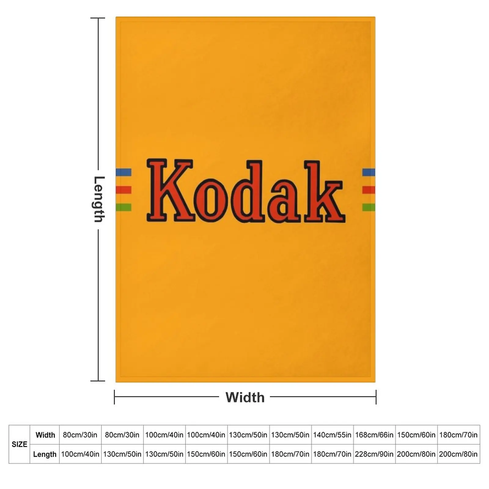 Kodak Vintage Throw Blanket Bed covers Moving Cute Blankets