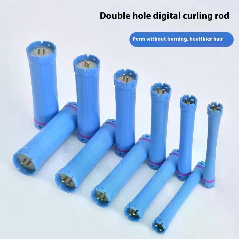 110mm 24V Digital Hair Hot Perm Rods Electric Heated Curlers Bars Rollers Wavy Hair Salon Barber Curling Spiral Styling Tools