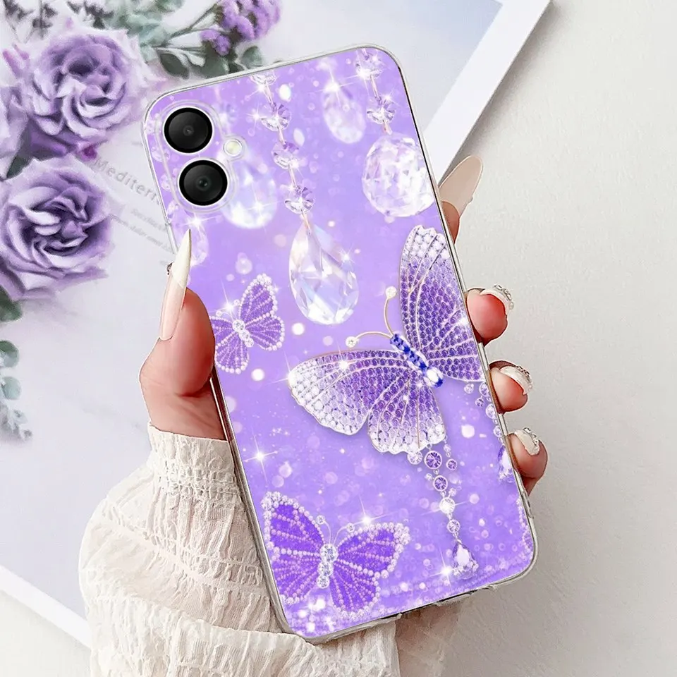 For Samsung Galaxy A06 A05 A05s A04 A04s A03s A03 Core Phone Case Transparent Soft Rubber Back Cover Women Fashion Cartoon Funda - náhled 5