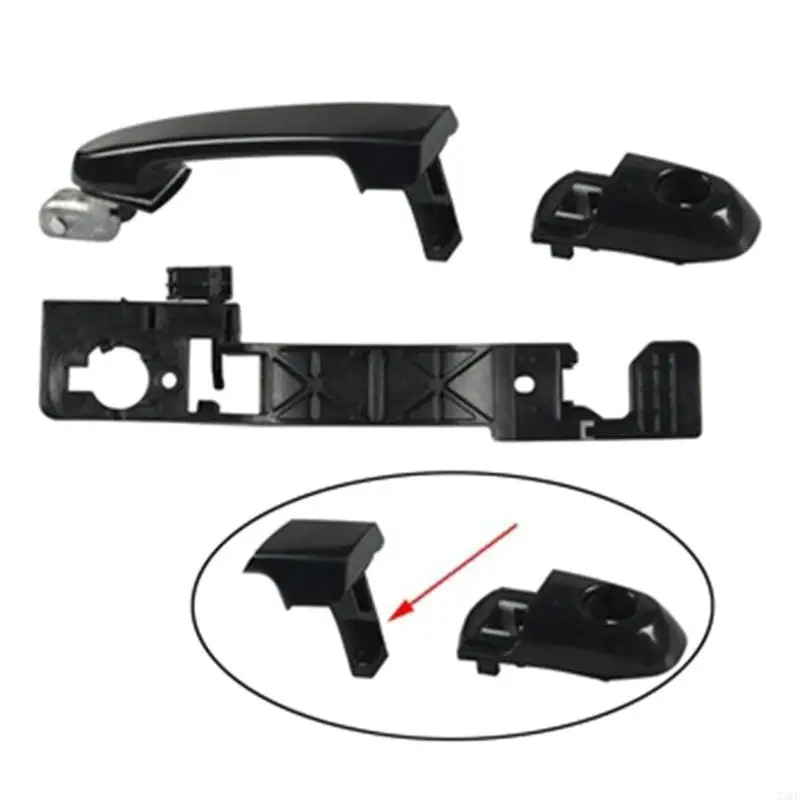 Modern Door Handle 82650-1E050 Replacement Long Service Car Door Handle Vehicle Accessory Qucik Fixing for X37F