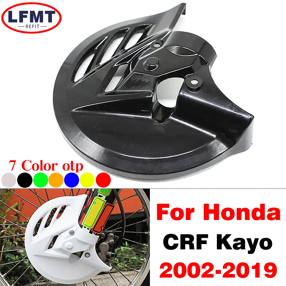 

Motorcycle Protection Cover Front Brake Disc Protective For Honda CRF250R 250RX 250X 450L 450R 450RWE 450RX 450X For Kayo T4 T6