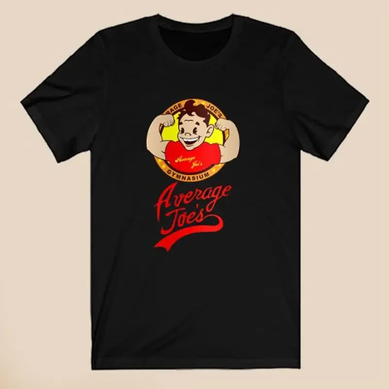 Average Joe'S Gym Men'S Black T Shirt Size S 5Xl